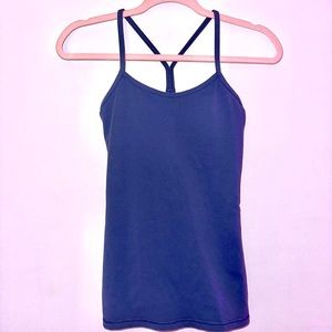 lululemon racerback tank top navy